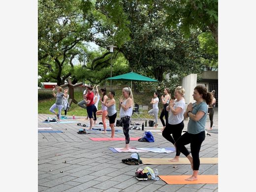 MFAH on the Move yoga activity