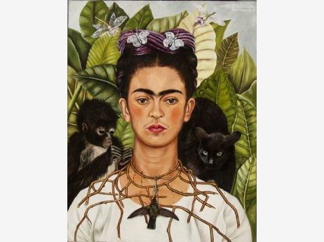 Frida Kahlo painting