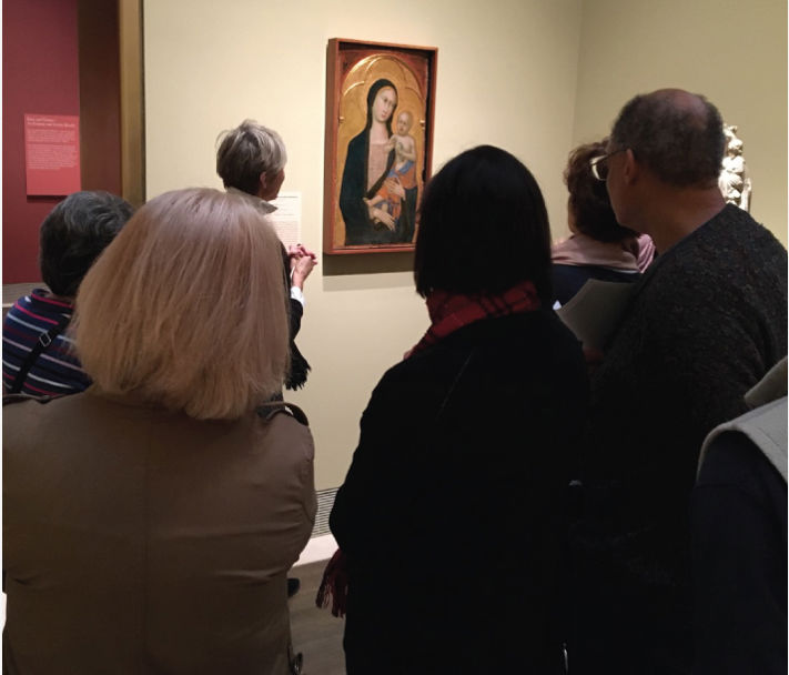 Group visit at MFAH