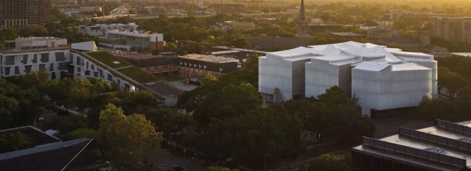 Museum visitors at MFAH